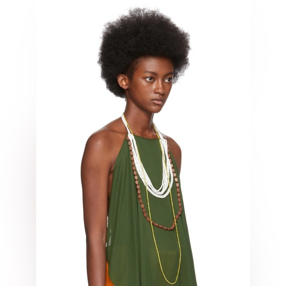 New with tags Jacquemus viscose halter top with attached beading. Size 40/medium - Picture 10 of 16